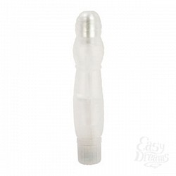  ��������������� WHITE SATIN TIERED VIBRATOR