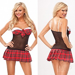 Сорочка школьницы в красно-черную клетку 1956red OS CQ Сорочка школьницы в красно-черную клетку 1956red OS CQ