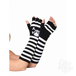 Перчатки, Черно-фиолетовый Перчатки, Черно-фиолетовый