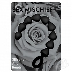 Анальные шарики Black Silicone Anal Beads Анальные шарики Black Silicone Anal Beads