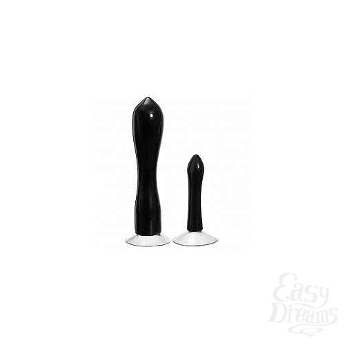 Анальная римминг пробка Eclipse Beaded Probe с функцией памяти, чёрный SE-0436-65-3 - California Exotic Novelties - Анальные пробки - Купить