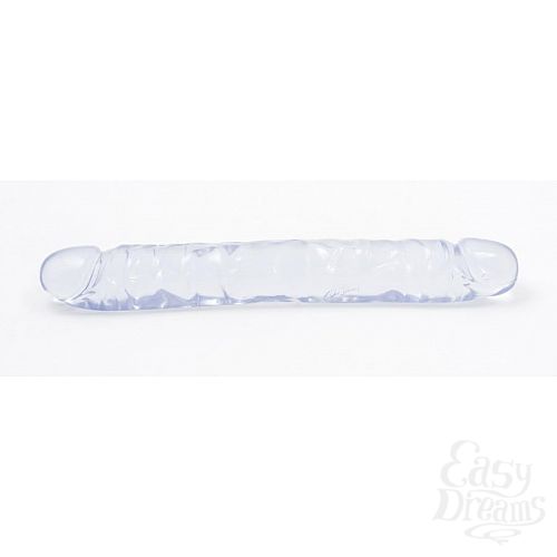 Двухсторонний фаллоимитатор Doc Johnson Crystal Jellies Double 30.5 см, розовый 0287-01/3000003243 - Doc Johnson - Двухсторонние фаллоимитаторы - Купить