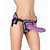  Deluxe Silicone Strap On 10 Inch Purple Ouch! SH-OU207PUR