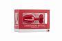 Анальная пробка OUCH! Large Diamond Butt Plug Red SH-OU182RED
