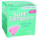 <strong>Тампоны мягкие JoyDivision Soft-Tampons Mini - 3 шт.</strong> <br />
Благодаря удобному язычку, Soft-тампон легко вставлять и вынимать одним пальцем! При этом, гигиенические требования безопасности всегда на первом месте и подтверждаются многочисленными дерматологическими и клиническими испытаниями. <div class="charTableblock"> </div> Тампоны мягкие JoyDivision Soft-Tampons Mini - 3 шт.
Благодаря удобному язычку, Soft-тампон легко вставлять и вынимать одним пальцем! При этом, гигиенические требования безопасности всегда на первом месте и подтверждаются многочисленными дерматологическими и клиническими испытаниями.