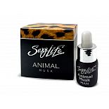 <strong>Мужские духи с феромонами Sexy Life Animal Musk - 5 мл.</strong> <br />
Animal Musk - брутальный мужской аромат с мускусом, пробуждающий первобытные животные инстинкты, способный заставить трепетать от возбуждения любую женщину, закружиться в вихре эмоций и поисках чувственных наслаждений! <div class="charTableblock"> </div> Мужские духи с феромонами Sexy Life Animal Musk - 5 мл.
Animal Musk - брутальный мужской аромат с мускусом, пробуждающий первобытные животные инстинкты, способный заставить трепетать от возбуждения любую женщину, закружиться в вихре эмоций и поисках чувственных наслаждений!