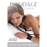    Bondage Collection Collar and Wristbands One Size 1058-01Lola 
