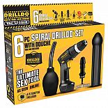 - SPIRAL DRILLDO SET 6 PIECE 
    !           DRILLDO.