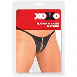 <strong>Трусики женские открытые кожаные с цепью 2-302XO</strong> <br />
Открытые женские трусики из черной кожи с металлической цепочкой. <div class="charTableblock"> </div> Трусики женские открытые кожаные с цепью 2-302XO 
Открытые женские трусики из черной кожи с металлической цепочкой.