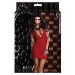     MINI DRESS W PLUNGING V-NECK RED L 882693-RED-L 
, ,   882693-RED-L         .