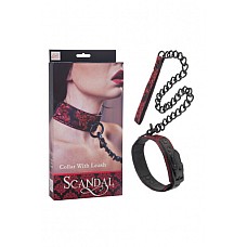    Scandal Collar with Leash  - 
    -   Scandal,       -.   ,         ,   ,       .     ,        . : 81,25 ; : Polyester; : California Exotic Novelties.