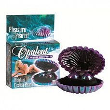 Перламутровые фиолетовые вагинальные шарики Opulent Lacquer Cote Pearls 
Вагинальные шарики в виде перламутровых жемчужин.