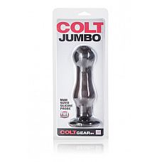Анальная пробка COLT Jumbo Probe черная 
Анальная пробка COLT Jumbo Probe на прочной присоске для ценителей больших Размеров огромного удовольствия.
