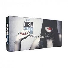 Набор БДСМ-аксессуаров BDSM STARTER  
Великолепный набор в подарочной коробке из 7-ми предметов, черного цвета.