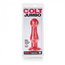 Анальная пробка COLT Jumbo Probe красная 
Анальная пробка COLT Jumbo Probe на прочной присоске для ценителей больших Размеров огромного удовольствия.