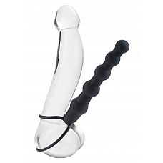    BEADED DUAL PENETRATOR BLACK 
