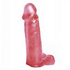 Розовый фаллос-насадка для трусиков Harness - 16,3 см. 
Благодаря этому фаллоимитатору, выполненному из розового геля, сексуальный аппетит посетит вас сразу же, как только пальцы коснутся упругого ствола.