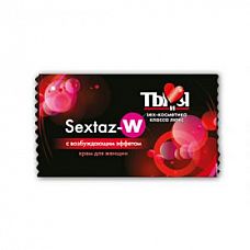 Возбуждающий крем для женщин Sextaz-W в одноразовой упаковке - 1,5 гр. 
Этот крем с лёгкой текстурой поможет женщине максимально возбудиться перед близостью.