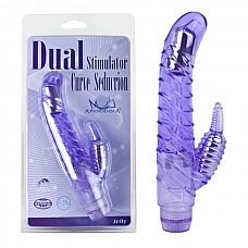 Фиолетовый вибростимулятор Dual Stimulator Curve Seduction  
Фиолетовый вибростимулятор Dual Stimulator Curve Seduction. 