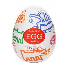 Мастурбатор Keith Haring Street 
Tenga Egg обладает множеством линий, которые вьются и переплетаются.
