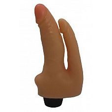 Двойной гелевый вибратор телесного цвета - 17 см. 
Это отличная секс-игрушка, которая прекрасно подойдет женщинам любого возраста.