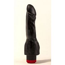 Чёрный вибромассажер с широким основанием - 18,8 см. 
Черный фаллоимитатор № прекрасная секс-игрушка для женщин, мечтающих о сексе с жарким и ненасытным черным мужчиной.