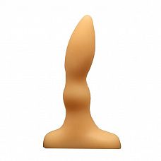 Телесный анальный плаг с каплевидным кончиком - 10 см. 
Для желающих вдоволь насладиться анальным сексом отлично подойдет эта увлекательная интим-игрушка.