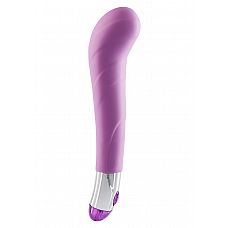 Фиолетовый вибратор Lovely Vibes G-spot - 20 см. 
Вибратор нежно-лилового цвета с рельефной поверхностью.