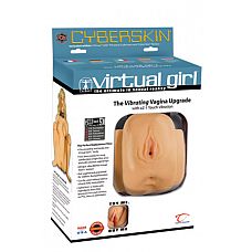 Мастурбатор вагина CyberSkin® Virtual Girl™ Vibrating Vagina телесный с вибрацией 
Мастурбатор вагина CyberSkin® Virtual Girl™ Vibrating Vagina - многофункциональный ручной мастурбатор для разнообразных ощущений с вибрацией.