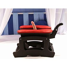 Секс-машина Пегас черного цвета с красными подушками SM Pegas/black-red 
Секс-машина представляет собой комфортное мягкое сиденье, обитое красной натуральной кожей.