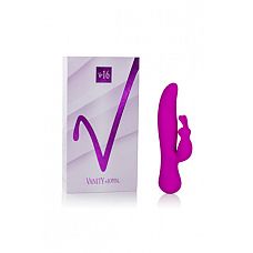 Вибромассажер VANITY Vr16 перезаряжаемый фиолетовый 
Вибромассажер с ротацией VANITY VR16 перезаряжаемый для двойной стимуляции - способен осуществить все ваши желания.