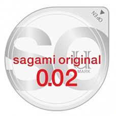 Ультратонкий презерватив Sagami Original - 1 шт. 
Sagami original - самые тонкие и надежные презервативы в мире! Толщина стенки  в три раза тоньше, чем у стандартных латексных презервативов.