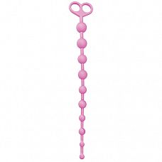Анальный стимулятор JUGGLING BALL  розовый T4L-700913 
Материал--силикон Диаметр: 2,5 cm  Длинна: 33,6cm