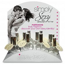 Simply Sexy Pheromone Sex Attractant RETAIL DISPLAY-12 ct. 
