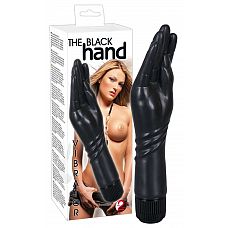 Чёрный вибромассажер-рука для фистинга - 25 см. 
Чёрный вибромассажер-рука для фистинга.