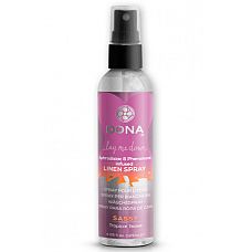     DONA Linen Spray Sassy Aroma: Tropical Tease 125  
     LINEN SPRAY:  Tropical Tease   ""   .