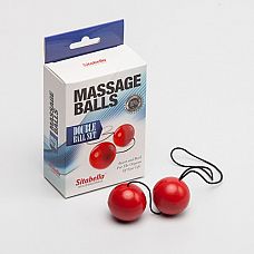 Красные массажные вагинальные шарики 
Массажные шарики - универсальный тренажер для максимально эффективной тренировки интимных мышц.