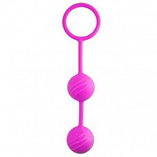 Розовые вагинальные шарики Kegel Ball 
Вагинальные шарики Kegel Ball со смещенным центром тяжести помогают девушкам держать интимные мышцы в тонусе и одновременно получать удовольствие.