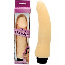 <strong>Телесный вибратор-реалистик с аккуратной головкой - 20 см.</strong> <br />
Телесный вибратор-реалистик с аккуратной головкой.<div class="charTableblock"><div><span>Длина, см</span>: 20</div><div><span>Диаметр, см</span>: 3.8</div><div><span>Материал</span>: ПВХ (PVC)</div><div><span>Цвет</span>: телесный</div><div><span>Особенности</span>: без мошонки; с вибрацией</div><div><span>Длина, см</span>: 17-20</div><div><span>Диаметр, см</span>: 3</div><div><span>Производитель</span>: Dream Toys, Китай</div></div> Телесный вибратор-реалистик с аккуратной головкой - 20 см.
Телесный вибратор-реалистик с аккуратной головкой.