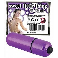 Фиолетовая вибропуля Sweet Little Thing - 7 см. 
Фиолетовая вибропуля Sweet Little Thing. 