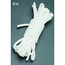 Веревка 5м. (белый) 
Веревка для связывания - подходит как для новичков для простого связывания рук и ног, так и для истинных ценителей рабства.