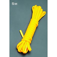 Веревка 5м. (желтый) 
Веревка для связывания - подходит как для новичков для простого связывания рук и ног, так и для истинных ценителей рабства.