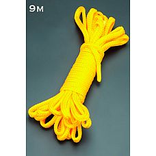 Веревка 9м. (желтый) 
Веревка для связывания - подходит как для новичков для простого связывания рук и ног, так и для истинных ценителей рабства.