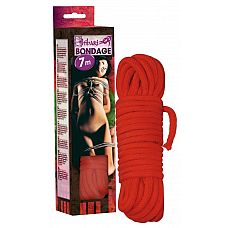 Красная веревка для связывания - 700 см. 
Красная веревка для связывания.