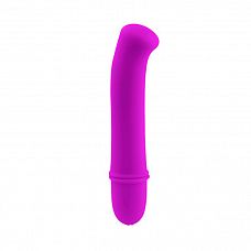 Фиолетовый вибратор Pretty Love Antony - 11,7 см. 
Чуть загнутый вибратор с легкостью дотянется до вашей точки G и принесет множественные волны удовольствия.