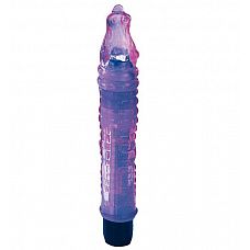 Фиолетовый гелевый вибратор в форме крокодильчика - 19 см. 
Фиолетовый гелевый вибратор в форме крокодильчика. Водонепроницаемый.
