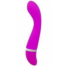 Фиолетовый вибратор Pretty Love Cvelyn - 18,9 см. 
Вибратор необычной формы с загнутой головкой и основанием.