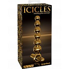Анальный стимулятор Icicles Gold Edition G06 - Gold  с микровибратором 
Icicles Gold Edition- это чувственное искусство, новый уровень роскоши и стиля с элегантной золотой отделкой.