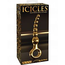Анальный стимулятор Icicles Gold Edition G09 - Gold 
Icicles Gold Edition- это чувственное искусство, новый уровень роскоши и стиля с элегантной золотой отделкой.