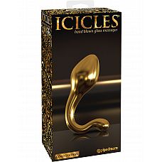 Анальный стимулятор Icicles Gold Edition G11 - Gold 
Icicles Gold Edition- это чувственное искусство, новый уровень роскоши и стиля с элегантной золотой отделкой.